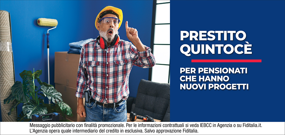 Agenzia A.G. Trade S.r.l. Fiditalia | Padova, Vicenza, Mestre | Cessione del Quinto Quintocè - Un consulente dedicato per i progetti di dipendenti e pensionati. Messaggio pubblicitario con finalità promozionale. Per le informazioni contrattuali si veda IEBCC in Agenzia o su Fiditalia. it. L’Agenzia opera quale intermediario del credito in esclusiva. Salvo approvazione Fiditalia.