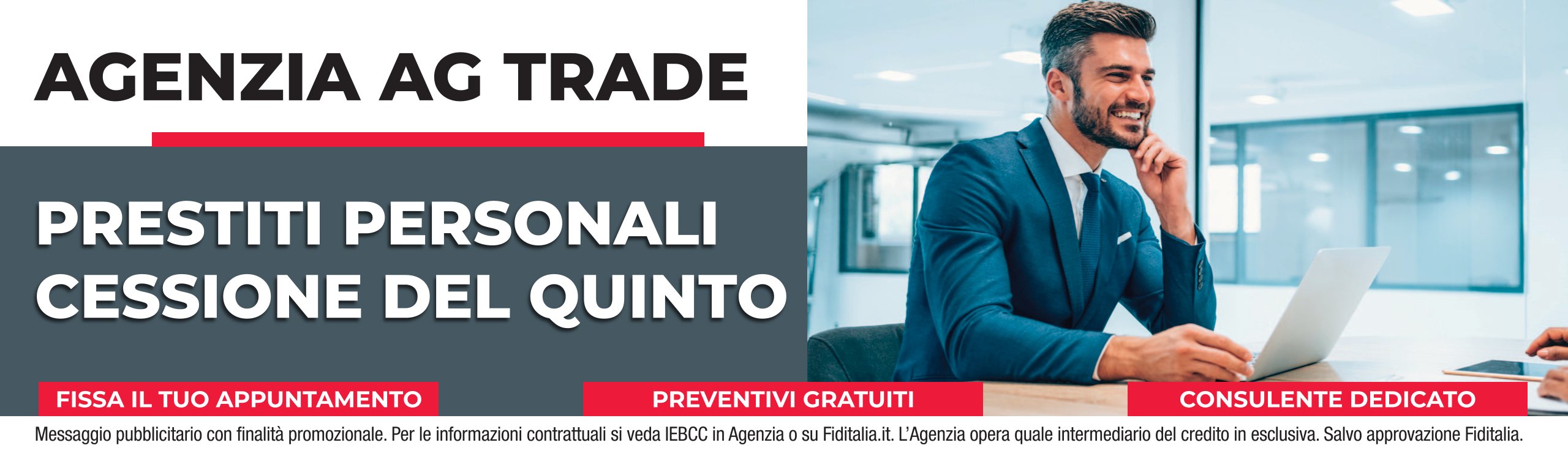 Contatti Agenzia A.G. Trade S.r.l. filiali Fiditalia - Prestiti personali, Cessione del quinto